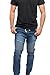 VICTORIOUS Men's Fashion Slim Fit Biker Denim Joggers Jeans JG873 - Indigo - Small - BB8H