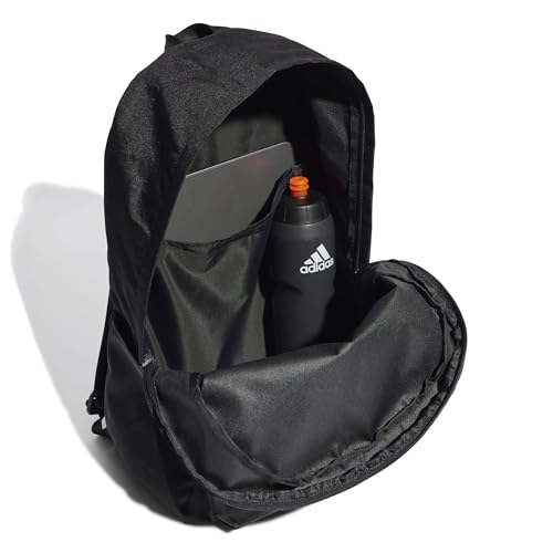 adidas Unisex Classic 3Bars Backpack, Black/White, One Size – Ansicht 4