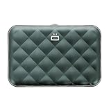 Ogon Designs Quilted Button Credit Card Wallet Platinum