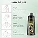 KAISASA Black Hair Dye Shampoo 3 in 1，Argan Natural Herbal Formula Hair Color Shampoo Covers Gray Hair for Women and Men (16.9 fl.oz Black)