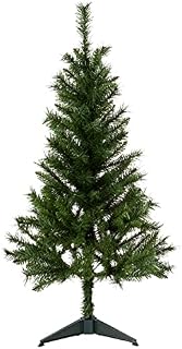 Amazon Basics Artificial Christmas Tree, 170 Branch Tips with Plastic Stand, 120 cm Height
