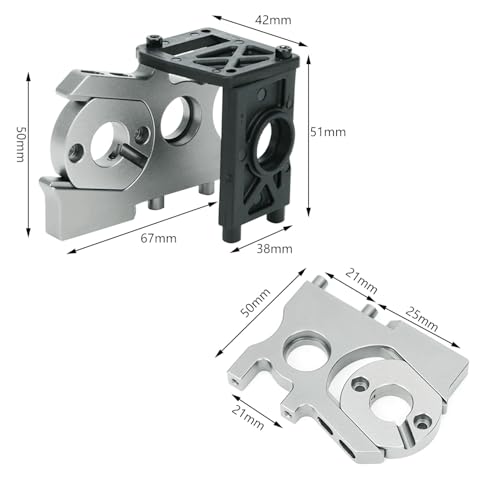 Kit de conversion T-Maxx moteur sans balais 1/8 et support fixe de base véhicule électrique