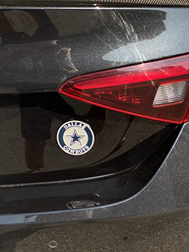 Dallas Cowboys Nfl Metal 3D Team Emblem By Fanmats – All Weather Decal For Indoor/Outdoor Use - Easy Peel & Stick Installation On Vehicle, Cooler, Locker, Tool Chest – Unique Gift For Football Fan #TOP1