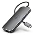 iTeknic USB C Hub, USB C Adapter 9-in-1 Dongle with HDMI, RJ45 Ethernet, 2 USB 3.0, 1 USB 2.0, SD/TF Card Reader, Mic/Audio, PD Charging, Compatible for MacBook Air Pro and Other Type C Laptops