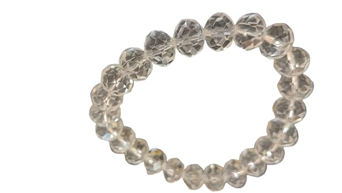 Best Hand Knotted Diamond Cut Sphatik Bracelet Original Certified डायमंड कट स्फटिक ब्रेसलेट Pure Beslet Safed Sfatic Ka Clear Crystal Quartz Stones Spatika Bracelets For Men स्फटिक ब्रेसलेट-image-44