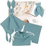 ✅𝐒𝐈𝐂𝐇𝐄𝐑𝐇𝐄𝐈𝐓 & 𝐐𝐔𝐀𝐋𝐈𝐓Ä𝐓: Das MABABU Baby Geschenkset ist frei von verschluckbaren Kleinteilen und Schadstoffen, sodass Neugeborene sorgenfrei spielen und kuscheln können. Die hochwertige Verarbeitung garantiert Langlebigkeit und eine erstklassige Optik, die perfekt in jede Geburtsgeschenke oder Taufgeschenk-Sammlung passt.