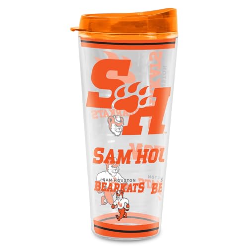 Image of Rico Industries NCAA College Double Wall Mayhem 16oz Or 20oz Tritan Tumbler W Lid
