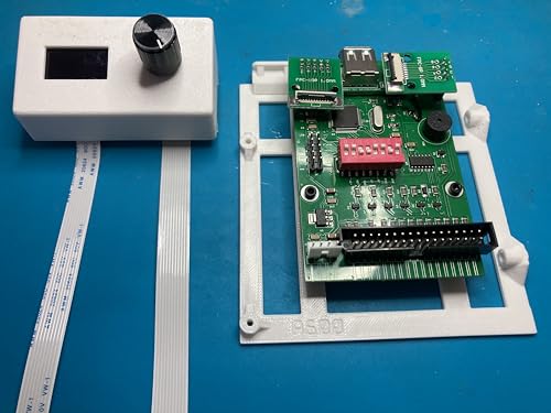 Image of Floppy Drive Emulator For Amiga 600 Like Gotek Complete Kit with Large OLED, Bracket and Control Panel