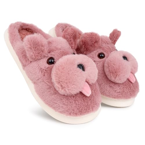 Image of Irsoe Comfortable Indoor /Outdoor Soft Bottom Fur Slippers
