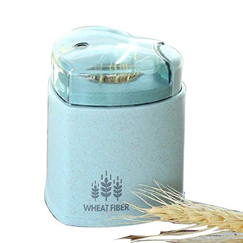 Preisvergleich Produktbild DGHJK Zahnstocherbox, Zahnstocherhalter für die Küche, nordische Haushaltszahnstocherbox, automatischer Drucktyp, blau, 6,5 * 8 cm