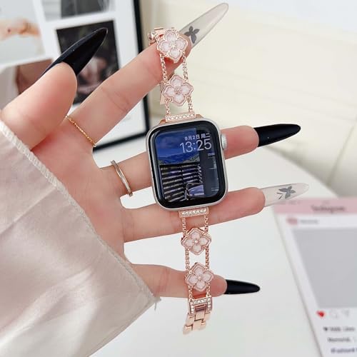 Bracelet fin en métal pour iWatch Series 10 avec coque antichoc 42 mm