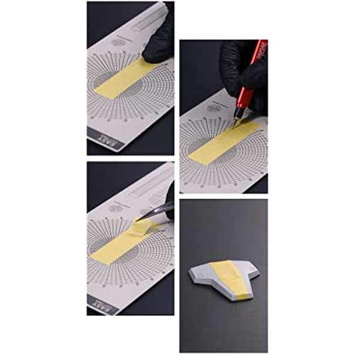 Image of DSPIAE Masking Tape Cutting Mat Double Sided Design Model Building Tools Cutting Plate - Straight Line