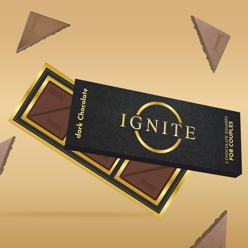 Image of MBDH Wellness Ignite Chocolate Bars (3 Box) | Dark Chocolate Bar To Improve Mood & Performance | Vitality, Arousal And Energy | Vegetarian, Gluten-Free For Men & Women, 370 Grams