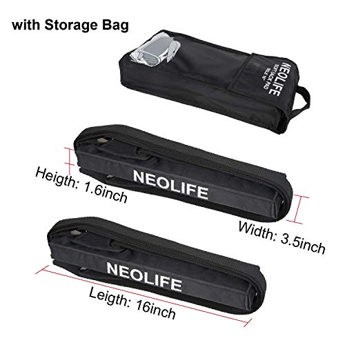 Neolife Soft Roof Rack Pads with Single Wrap-Rax Straps for Surfboard, SUP Paddleboard, Snowboard, 16inch (Pair)