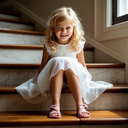 Image of Kiderence Toddler Girls Sandals Little Girls Kids Summer Shoes Toddler Sandals