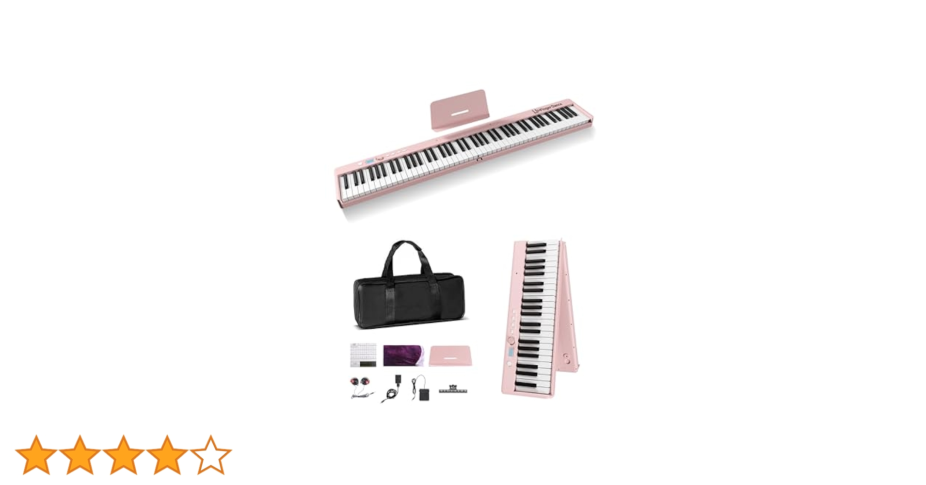 Amazon | 電子ピアノ 折り畳み式 88鍵盤 初心者向け 大人 セミ
