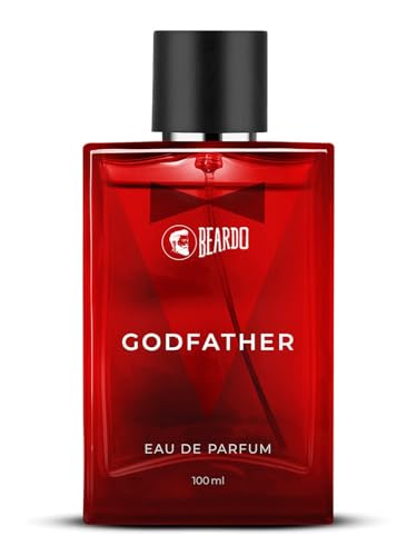 Beardo’s Godfather EDP, 100ml | Spicy, Mint, Lemon Scented Men’s Perfume | Long Lasting Fragrance for Date Night | Ideal Gift for Men