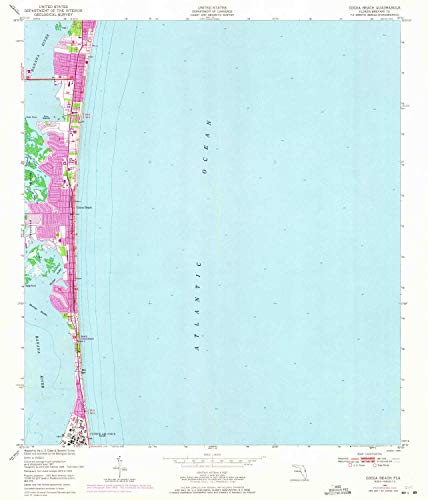YellowMaps Cocoa Beach FL topo map, 1:24000 Scale, 7.5 X