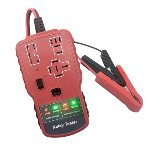 Herramienta de diagnóstico de retransmisión automotriz y probador de relés 12V