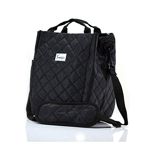 Simplily Co. Insulated Lunch Bag with Shoulder Strap and Drink Side Pocket