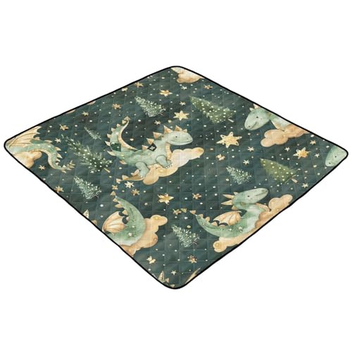 Tapis de jeu bébé imperméable pour éviter les glissades au sol - 5