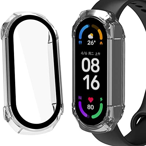 Miimally̌^P[X+tBzXiaomi Mi Band 6/5/4/3 P[X Sʕی wh~ KXގ ߗ Ռz h~ VI~ Mi Band 6 Jo[ CAh~ EȒP y ^iNAj
