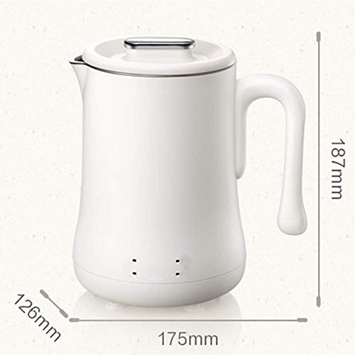 Hervidor eléctrico portátil de acero inoxidable y plástico miniatura 2