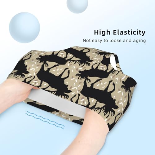 Vintage Style Moose Sketch Girls' Underwear Soft Cotton Little Girls Panties Comfort Briefs4