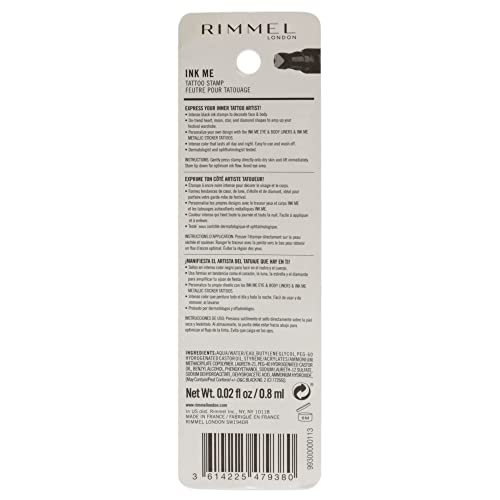 Rimmel London Delineador Marcador Negro miniatura 3