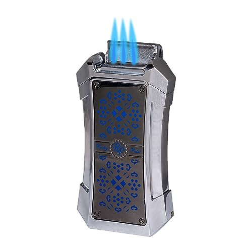 Encendedor Rocky Patel Genesis Triple Torch Chrome miniatura 1
