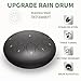 Professional Steel Tongue Drum for Adults & Kids - 8 inch Hand Percussion Instrument Rain Drum with 11 Notes for Yoga, Meditation, Music Therapy & Concerts Play (Black, 8 Inch)