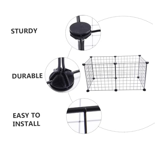 Barrière pour chien COLLBATH modulable avec 12 connecteurs stables - 7