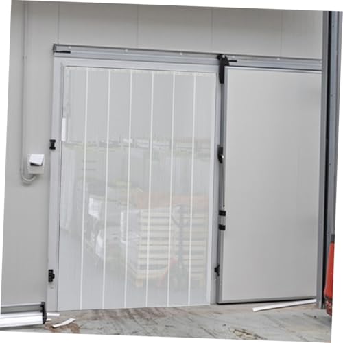 Rideau isolant de porte PVC facile à installer pour bloquer le froid du volet