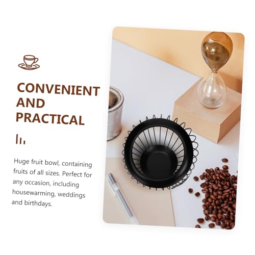 Cesta de almacenamiento de hierro negro: diseño sofisticado y estable para tu hogar 7