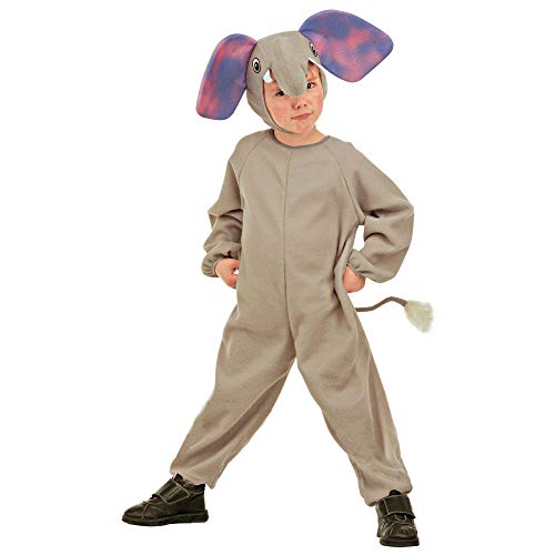 WIDMANN Kinderkostüm Elefant – Plüsch Jacke Mit Kapuze & Maske, Größe 104, Für Karneval & Mottoparty