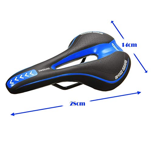 Enzege Bike Saddle, Professional Gel Bicycle Saddle Comfortable Bike Seat, Waterproof Cycling Seat Cushion for Road Bike and Mountain Bike