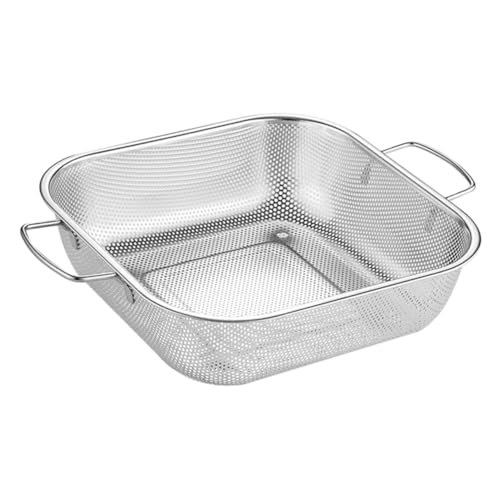 Passoire inox à mailles fines avec double poignée pour riz - 2