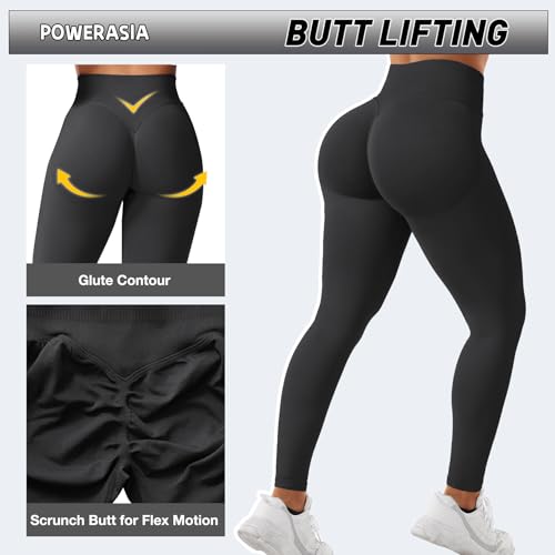Impact Hidden Scrunch Butt Leggings for Women Mid Low Waist Gym Workout Legging Tummy Control Booty Lifting Yoga Pants2