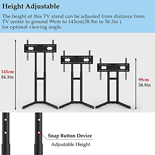Soporte con base para TV de 50-65 pulg, inclinable, 45 kg miniatura 2