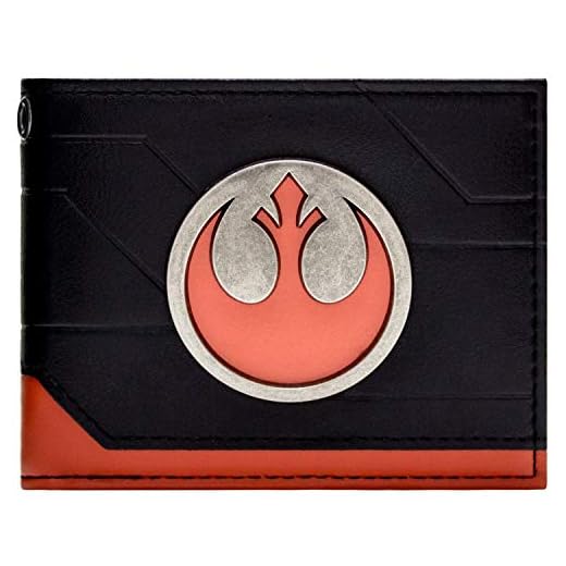 Cartera de The Empire Strikes Back Star Wars Rebel Squadron X-Wing Negro