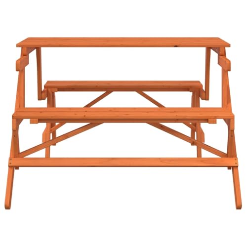 Mesa de picnic plegable de madera de abeto para disfrutar de tu jardín y terraza 5