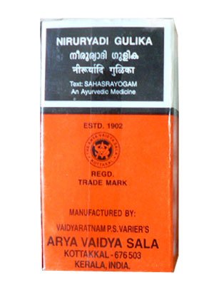 Niruryadi Gulika Kottakkal formule purifiante pour stimuler la vitalité naturelle en 100 Nos