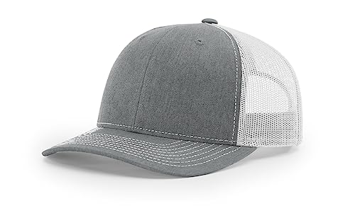 Image of Richardson 112 Trucker Hat Top Selling Colors Snapback Cap One Size Fits Most Adults, Men, Women or Youth