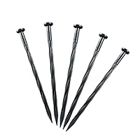 zeltheringe,bodenheringe,heringe erdnägel stabil25-teilige Bodengarten-Unkrautbarriere,Stoffschattierungsnetzpflock zur Befestigung von Kunststoffheringen zeltheringe sturmsicher(8 Zoll 25 Stück)