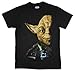 Star Wars Return of The Jedi Last Battle Yoda Black Adult T-Shirt Tee (XXXX-Large)
