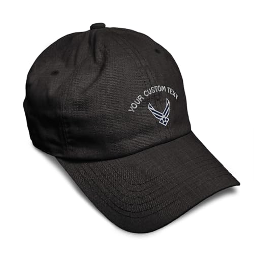 Image of Speedy Pros Soft Baseball Hat Embroidered Dad Hat Air Force Emblem Embroidery Men & Ladies Baseball Cap Cotton