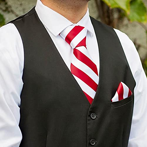 Image of tiemart Men's Striped Tie Standard Length