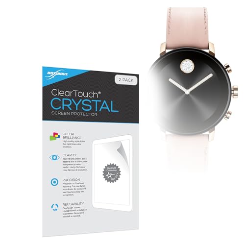 Protection ecran Movado Connect 2.0 40mm film HD BoxWave x2