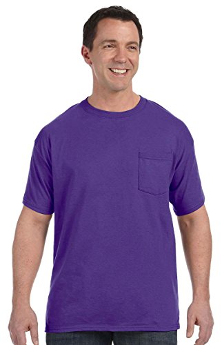 Hanes - Tagless Short Sleeve Pocket T-Shirt - 55902