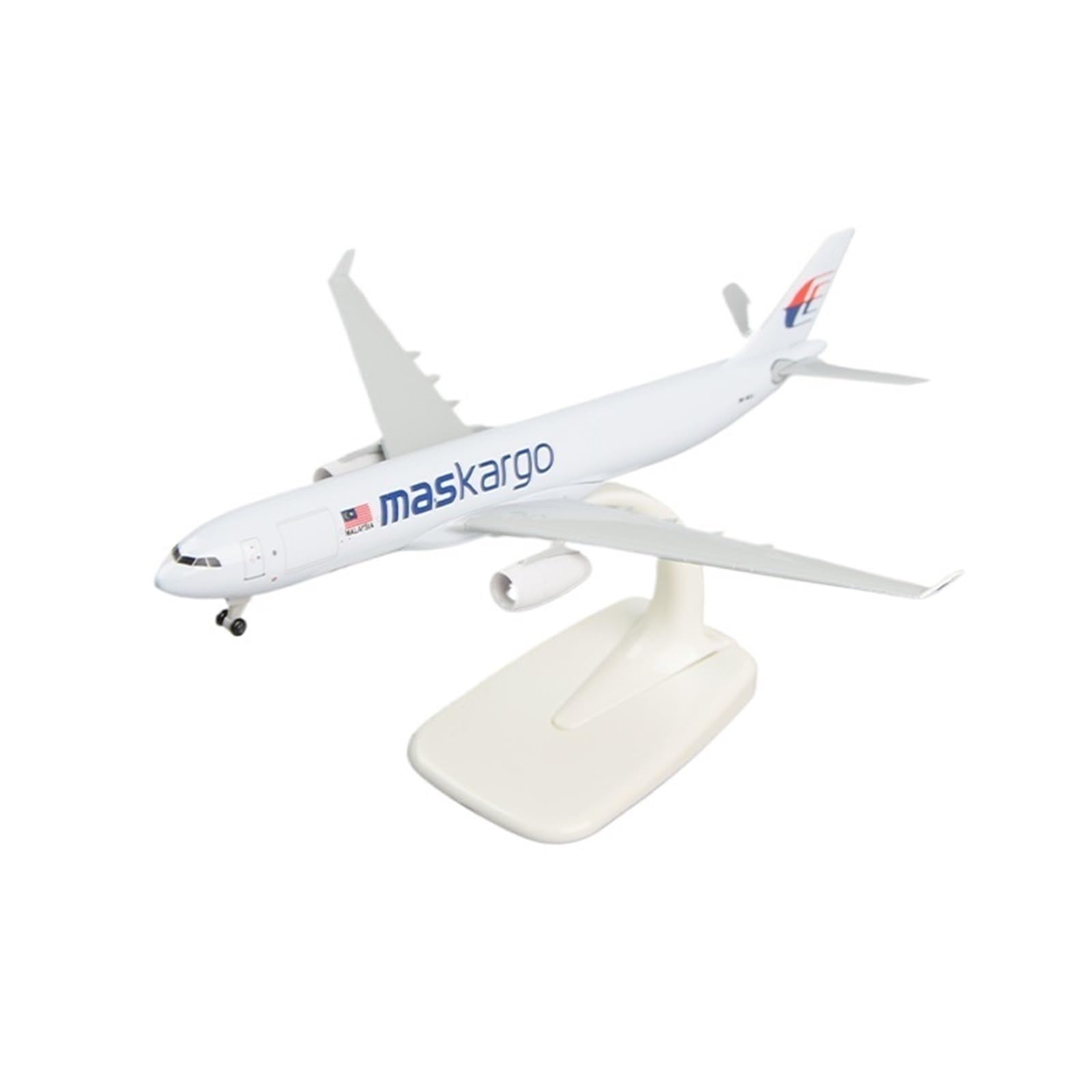 Repliki modeli samolotów Replika samolotów cywilnych w skali 1/400 20 cm Malaysia Airlines dla modelu samolotu Airbus 330 do wyświetlania lotniczego Miniaturowy model samolotu